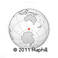 Outline Map of the Area around 58° 15' 56" S, 128° 25' 30" E, rectangular outline