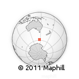 Outline Map of the Area around 58° 15' 56" S, 146° 16' 30" E, rectangular outline