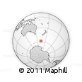 Outline Map of the Area around 58° 15' 56" S, 163° 16' 30" E, rectangular outline