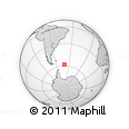 Outline Map of the Area around 58° 15' 56" S, 40° 43' 30" W, rectangular outline