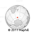 Outline Map of the Area around 58° 15' 56" S, 45° 58' 30" E, rectangular outline