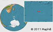 Satellite Location Map of the area around 58° 15' 56" S, 47° 40' 29" E