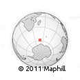 Outline Map of the Area around 58° 15' 56" S, 48° 31' 29" E, rectangular outline