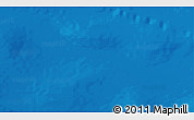Physical 3D Map of the area around 58° 15' 56" S, 49° 22' 30" E