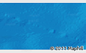 Physical 3D Map of the area around 58° 15' 56" S, 50° 13' 30" E