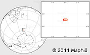 Blank Location Map of the area around 58° 15' 56" S, 50° 13' 30" E