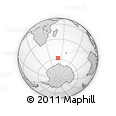 Outline Map of the Area around 58° 15' 56" S, 51° 4' 30" E, rectangular outline