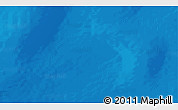 Physical 3D Map of the area around 58° 15' 56" S, 52° 46' 29" E
