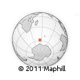 Outline Map of the Area around 58° 15' 56" S, 54° 28' 30" E, rectangular outline