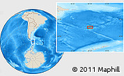 Shaded Relief Location Map of the area around 58° 15' 56" S, 61° 7' 30" W
