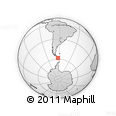 Outline Map of the Area around 58° 15' 56" S, 62° 49' 30" W, rectangular outline