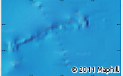 Physical Map of the area around 58° 15' 56" S, 74° 43' 29" W