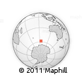 Outline Map of the Area around 58° 15' 56" S, 94° 25' 30" E, rectangular outline