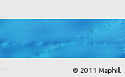Shaded Relief Panoramic Map of the area around 58° 15' 56" S, 94° 25' 30" E