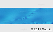 Shaded Relief Panoramic Map of the area around 58° 15' 56" S, 98° 40' 30" E