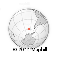 Outline Map of the Area around 58° 15' 56" S, 99° 22' 30" W, rectangular outline