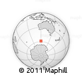 Outline Map of the Area around 58° 37' 32" S, 119° 55' 30" E, rectangular outline