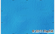Physical Map of the area around 58° 37' 32" S, 122° 28' 29" E