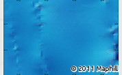 Physical Map of the area around 58° 37' 32" S, 177° 43' 29" E