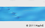 Physical Panoramic Map of the area around 58° 37' 32" S, 70° 28' 29" W