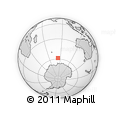 Where is the area around 58° 37' 32" S, 83° 22' 30" E located? Outline Map of the Area around 58° 37' 32" S, 83° 22' 30" E, rectangular outline