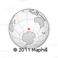 Outline Map of the Area around 58° 37' 32" S, 96° 7' 30" E, rectangular outline