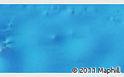 Shaded Relief 3D Map of the area around 58° 37' 32" S, 97° 49' 29" E