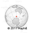 Outline Map of the Area around 58° 59' 1" S, 120° 46' 30" E, rectangular outline