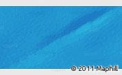 Political 3D Map of the area around 58° 59' 1" S, 122° 28' 29" E