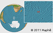Satellite Location Map of the area around 58° 59' 1" S, 13° 40' 30" E