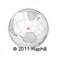 Outline Map of the Area around 58° 59' 1" S, 14° 31' 30" E, rectangular outline