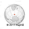 Outline Map of the Area around 58° 59' 1" S, 29° 49' 30" E, rectangular outline