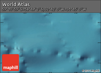 Satellite Map of the Area around 58° 59' 1" S, 32° 13' 30" W