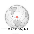 Outline Map of the Area around 58° 59' 1" S, 36° 28' 30" W, rectangular outline
