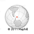 Outline Map of the Area around 58° 59' 1" S, 43° 16' 29" W, rectangular outline