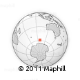 Outline Map of the Area around 58° 59' 1" S, 98° 40' 30" E, rectangular outline