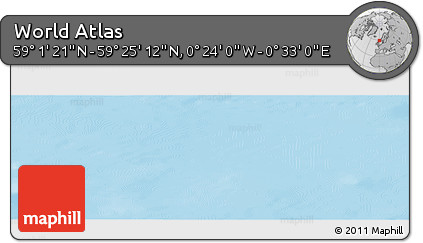 Physical Panoramic Map of the Area around 59° 13' 17" N, 0° 4' 30" E