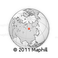 Outline Map of the Area around 59° 13' 17" N, 100° 22' 30" E, rectangular outline