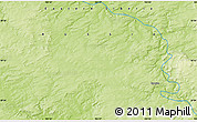 Physical Map of the area around 59° 13' 17" N, 103° 46' 30" E