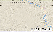 Shaded Relief Map of the area around 59° 13' 17" N, 103° 46' 30" E