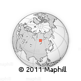 Outline Map of the Area around 59° 13' 17" N, 105° 28' 29" E, rectangular outline