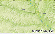 Physical Map of the area around 59° 13' 17" N, 108° 1' 30" E