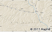Shaded Relief Map of the area around 59° 13' 17" N, 108° 1' 30" E