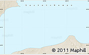Shaded Relief Map of the area around 59° 13' 17" N, 109° 34' 29" W