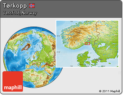 Physical Location Map of Tørkopp