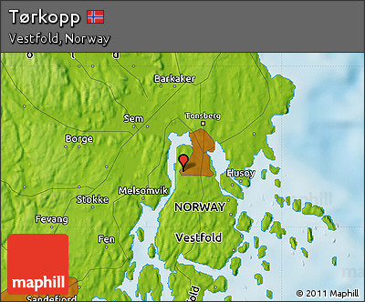Physical Map of Tørkopp
