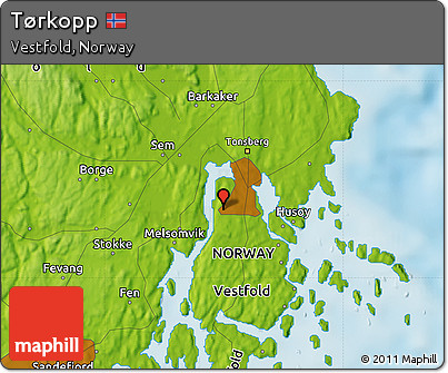 Physical Map of Tørkopp