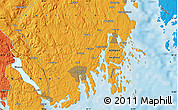 Political Map of Larvik