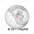 Outline Map of the Area around 59° 13' 17" N, 113° 49' 29" W, rectangular outline