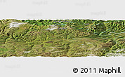 Satellite Panoramic Map of the area around 59° 13' 17" N, 114° 49' 29" E